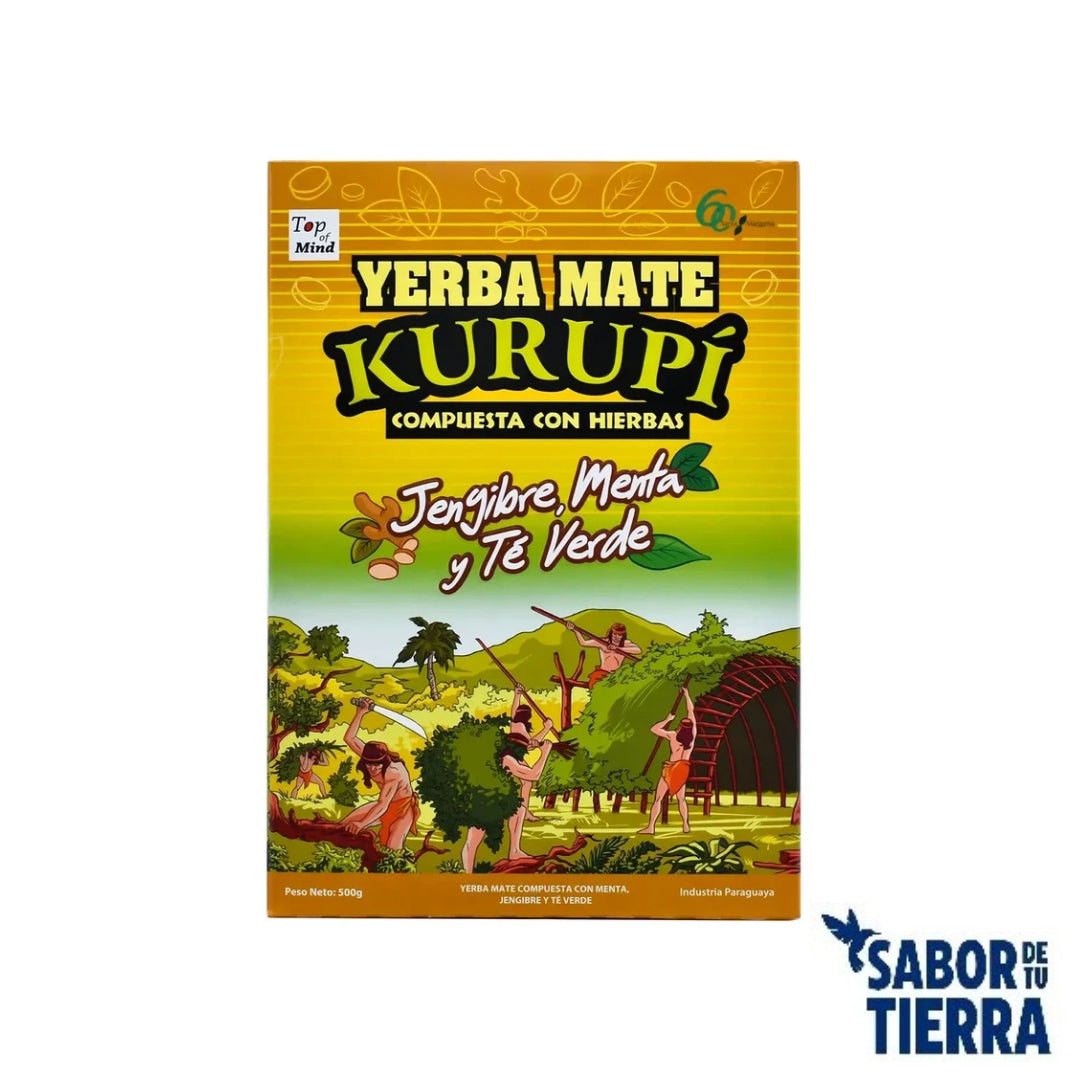 Kurupi Jengibre, Menta y Té Verde